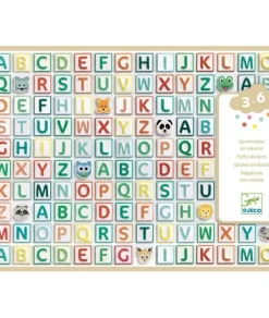 Djeco Puffy Stickers Alfabet