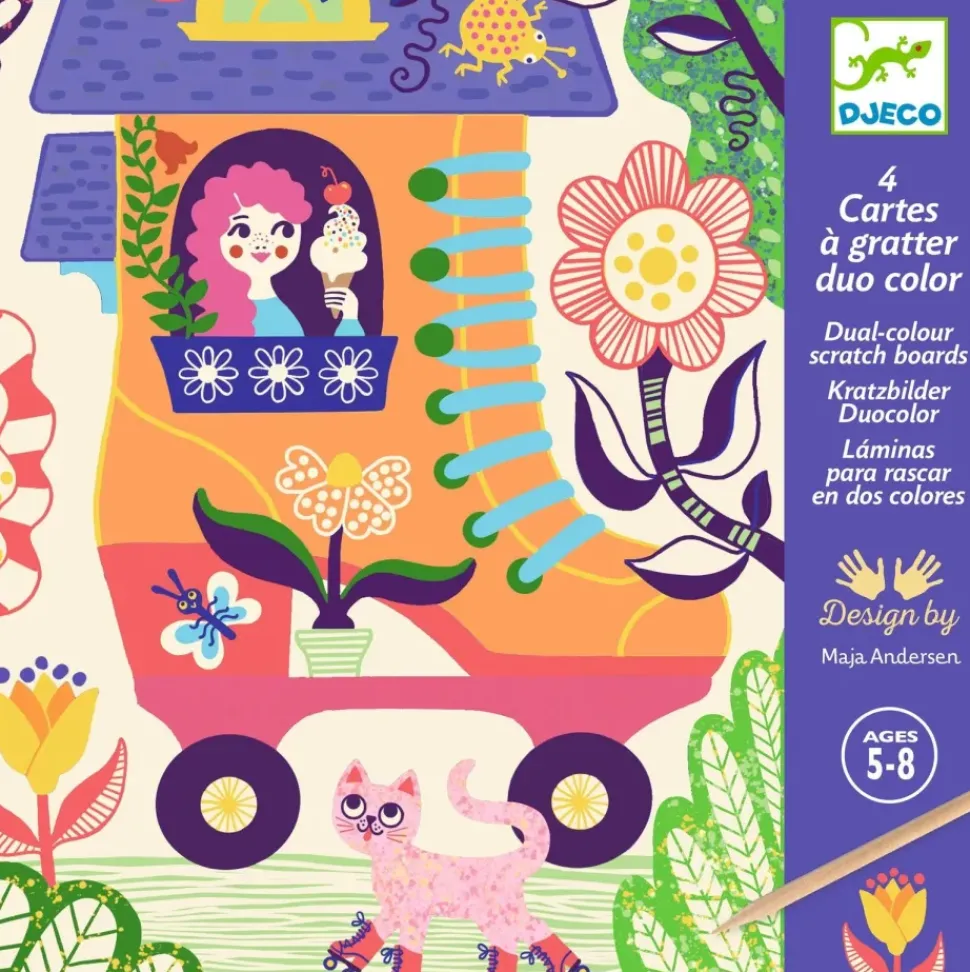 Djeco Scratch Grappige Huizen