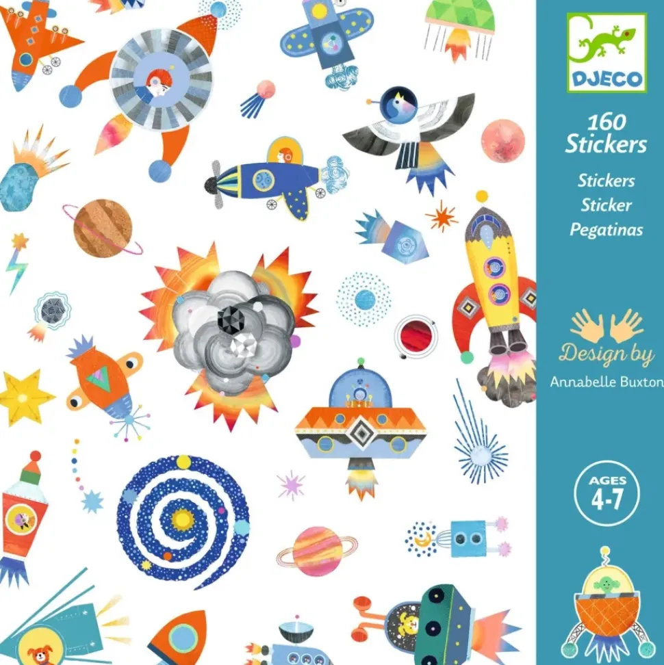 Djeco Stickerset Ruimte Interstellar