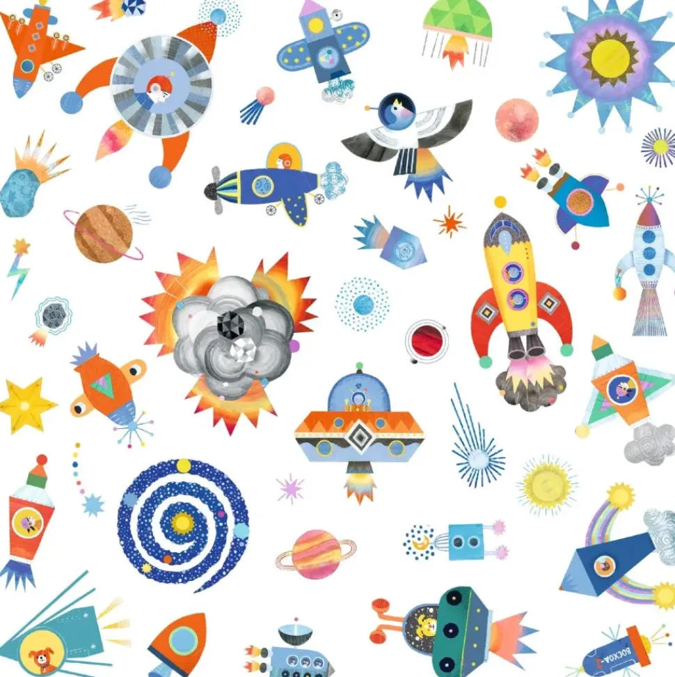 Djeco Stickerset Ruimte Interstellar