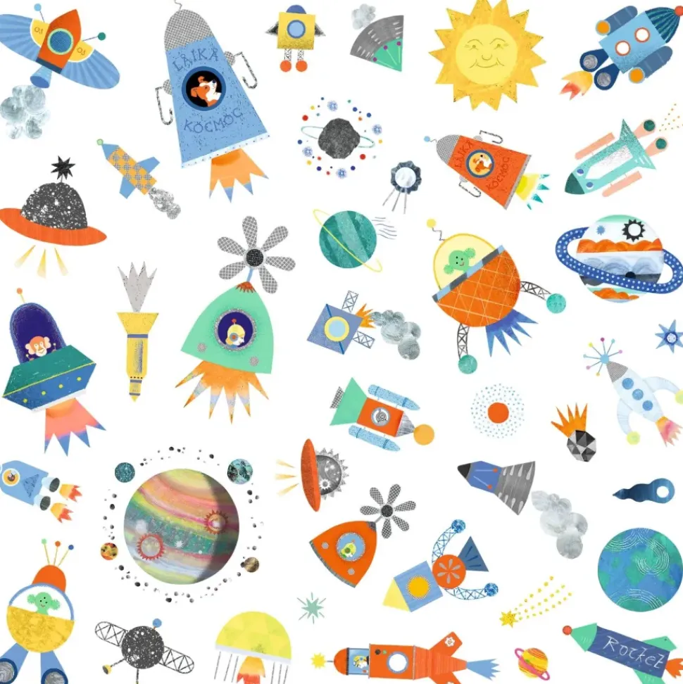 Djeco Stickerset Ruimte Interstellar