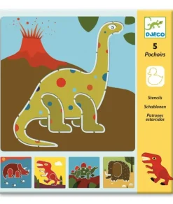 Djeco Tekensjablonen Dinosaurs