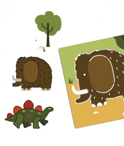 Djeco Tekensjablonen Dinosaurs