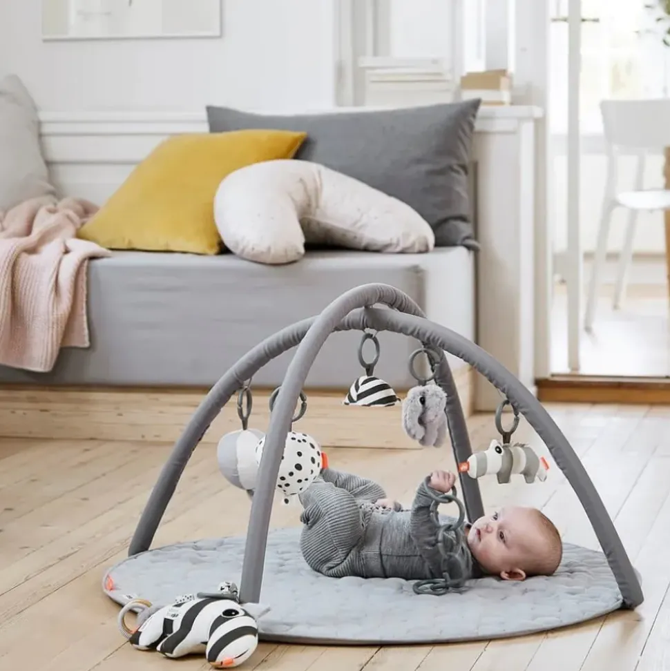 Done by Deer Activiteiten Speelkleed Deer friends Grey