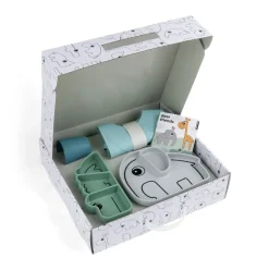 Done by Deer Kinderservies Stick&Stay Cadeauset Blue mix