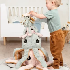 Done by Deer Knuffel Rammelaar Jelly Blue