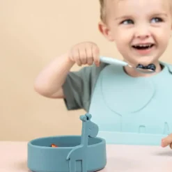 Done by Deer Peekaboo Kinderservies First Meal set Deer friends Blue