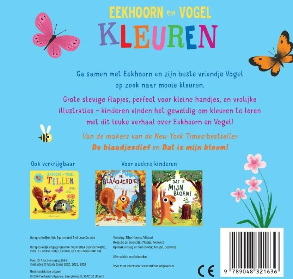 Eekhoorn en Vogel Kleuren
