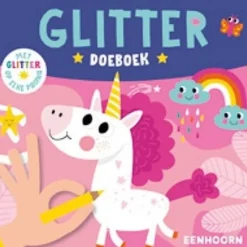 Eenhoorn Glitter Doeboek Kleurboek