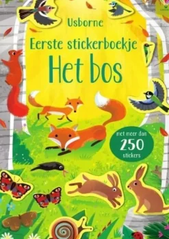 Eerste stickerboekje Het bos