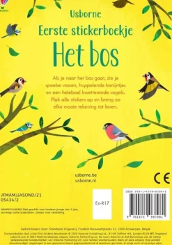 Eerste stickerboekje Het bos