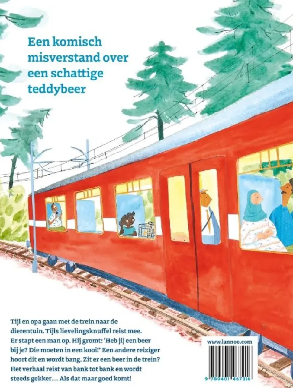 Er zit een beer in de trein