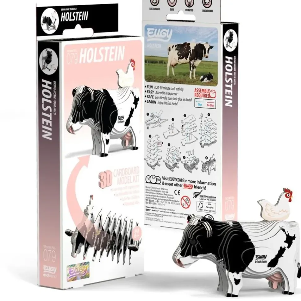 Eugy 3D Bouwpakket Holstein Koe