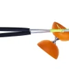 Eureka Acrobat Rubber Diabolo Oranje met Alu handstokken