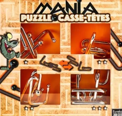 Eureka Breinbreker Puzzel Mania Set 4-delig Oranje