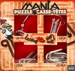 Eureka Breinbreker Puzzel Mania Set 4-delig Rood