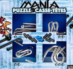 Eureka Breinbreker Puzzel Mania Set 4-delig Blauw