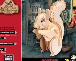 Eureka 3D Hout Model Gepetto´s Squirrel