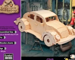 Eureka 3D Hout Model Gepetto´s Car