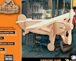 Eureka 3D Hout Model Gepetto´s Aeroplane