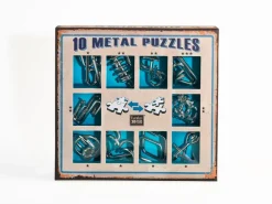 Eureka Metal Puzzle Blauw Set 10-delig
