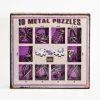 Eureka Metal Puzzle Paars Set 10-delig
