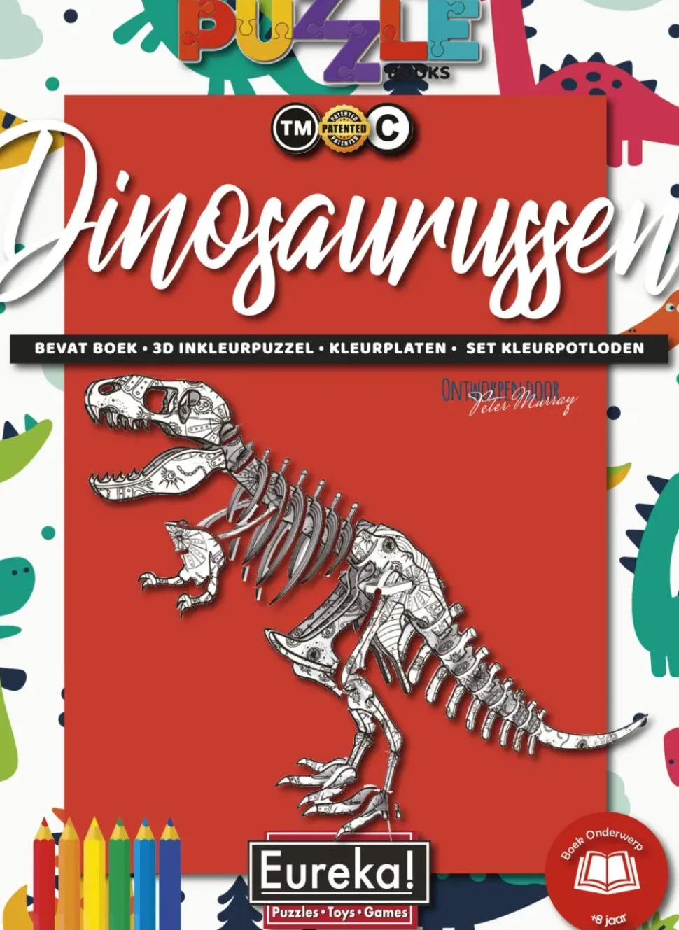 Eureka Puzzelboek 3D Dino's