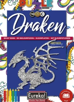 Eureka Puzzelboek 3D Draken