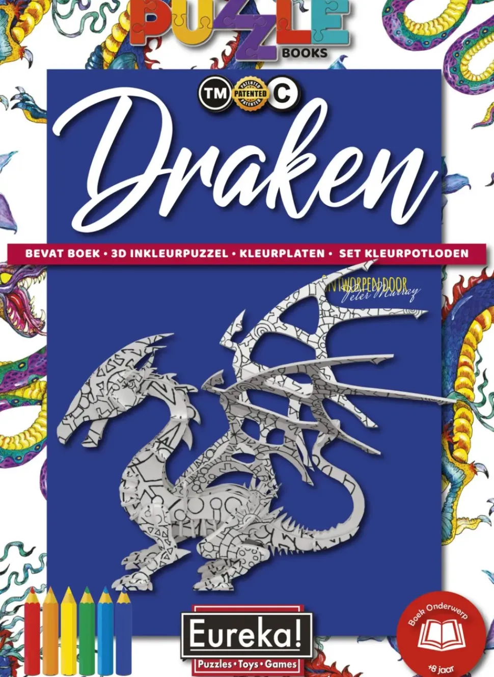 Eureka Puzzelboek 3D Draken