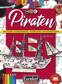 Eureka Puzzelboek 3D Piraten