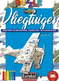 Eureka Puzzelboek 3D Vliegtuigen