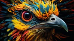 Eureka Rainbo Houten Puzzel in Box Vogel 200pcs