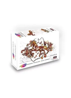 Eureka Rainbo Houten Puzzel Wild Paard 103pcs