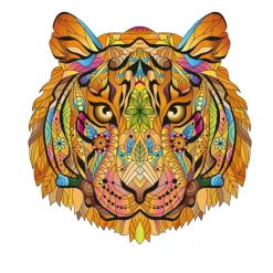 Eureka Regenboog Houten Puzzel Tijger