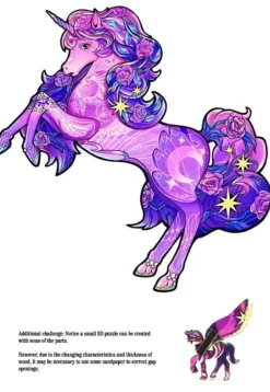 Eureka Regenboog Houten Puzzel Unicorn