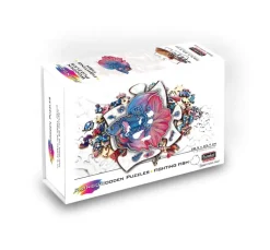 Eureka Regenboog Houten Puzzel Fighting Fish