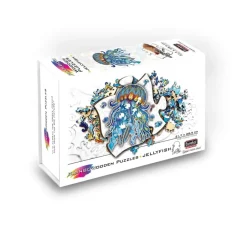 Eureka Regenboog Houten Puzzel Jellyfish