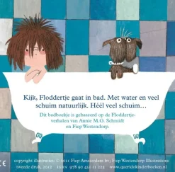 Floddertje in bad