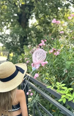 Follow the Duck Telescopisch Schepnet Roze