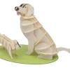 Fridolin 3D Papiermodel Hond Golden Retriever