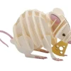 Fridolin 3D Papiermodel Witte Muis