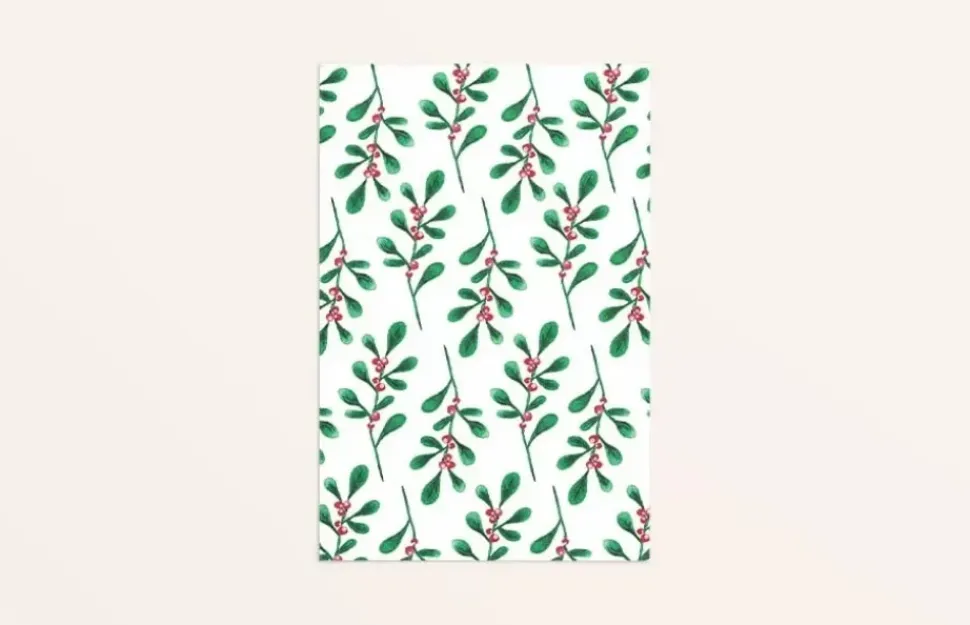 Fritsy Kerstkaart Hulsttakken met Envelop