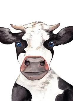 Fritsy Postkaart Koe