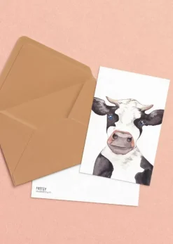 Fritsy Postkaart Koe