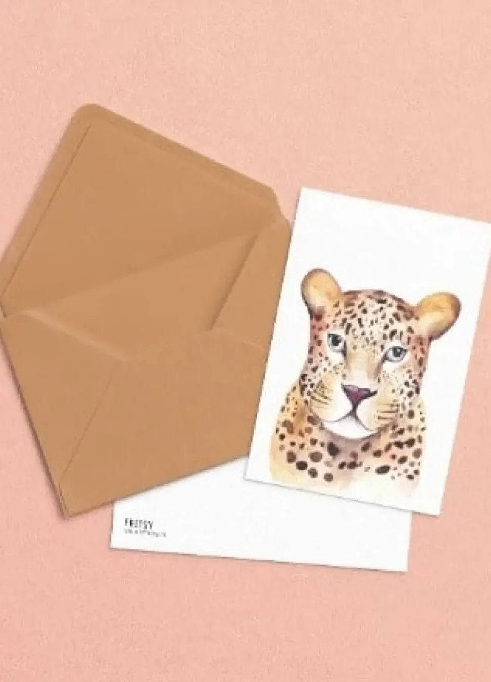 Fritsy Postkaart Luipaard