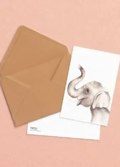 Fritsy Postkaart Olifant