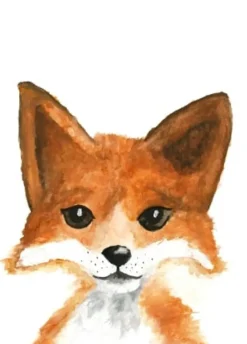 Fritsy Postkaart Vos