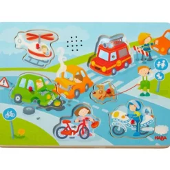 Geluidenpuzzel In de stad