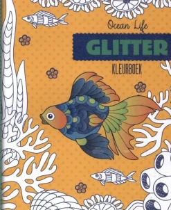 Glitter kleurboek Ocean life