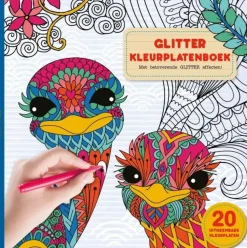 Glitter Kleurplaten Boek Animals